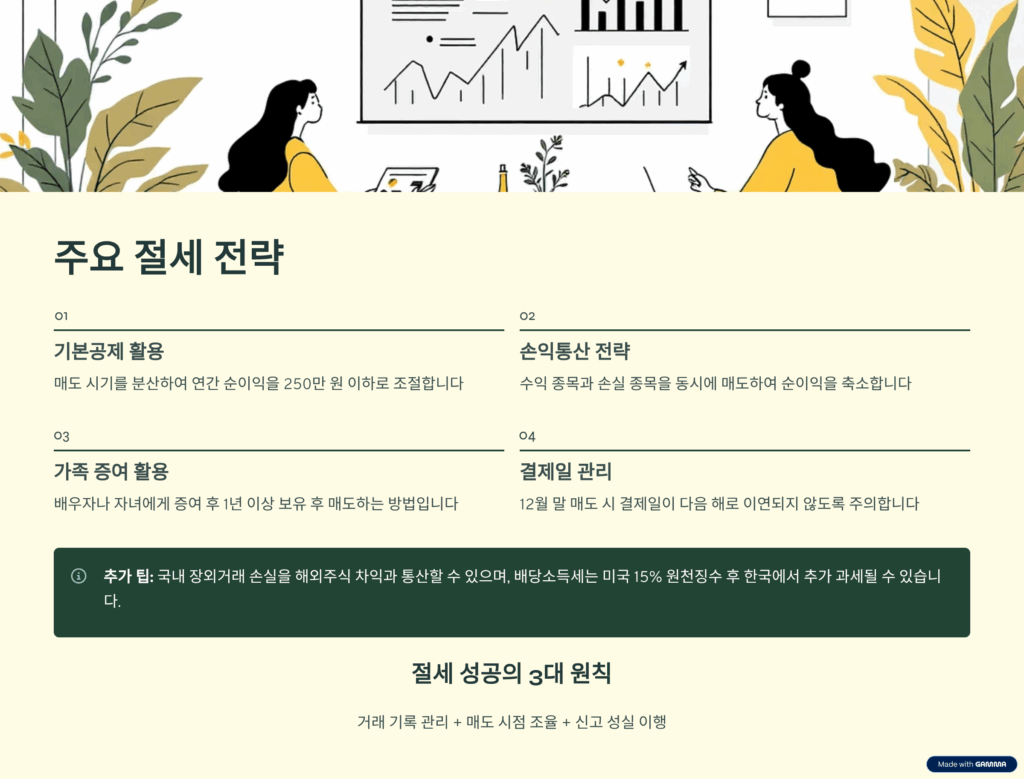 미국주식 양도소득세 절세 전략